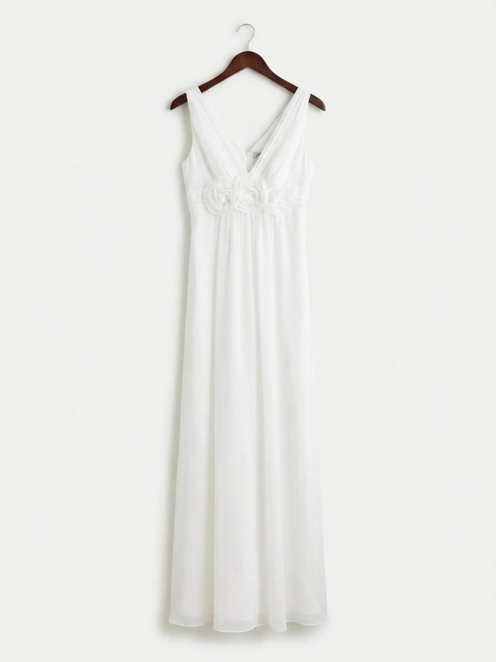 Liliana Ivory Dress with Label Detail